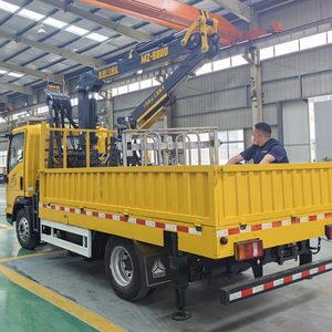 שלט רחוק למנוף משאית הרמה 4.5 טון 12 טון משאית הובלה עם מנוף ניידת בעלת ארבעה גלגלים - Product Image 3