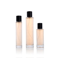 Prix d'usine Vaporisateur de parfum portable 10ml 30ml 50ml 100ml Atomiseur de parfum de voyage Vaporisateur de brume fine avec capuchon noir