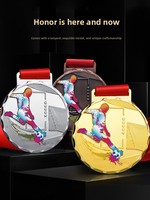 Médailles de football personnalisées sur commande, en alliage de zinc, gravées, récompenses sportives commémoratives, trophées de championnat