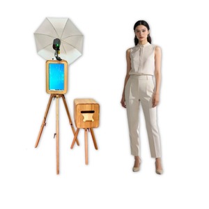 บูธถ่ายภาพงานแต่งงานดีไซน์ใหม่, บูธถ่ายภาพไม้สไตล์วินเทจ, <span class=keywords><strong>ราคา</strong></span>ขายส่ง, บูธถ่ายภาพไม้สองด้าน - Product Image 4