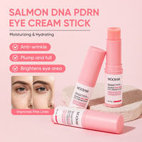 Krim Mata Anti Kerut MOOYAM Salmon Pdrn untuk Garis Halus di Bawah Mata, Mengencangkan Lingkaran Hitam, Krim Mata Padat Anti Kerut