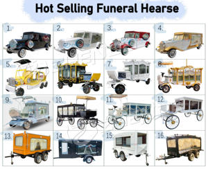 Voiture funéraire élégante blanche artisanale, voiture funéraire électrique moderne classique sur mesure à vendre, accessoires de voiture funéraire - Product Image 6