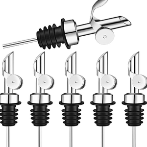 Bar Phụ Kiện Thép Không Gỉ Rượu Tinh Thần <span class=keywords><strong>Pourer</strong></span> 2 Trong 1 Dầu Ô Liu Dispenser Rượu Vang Chai <span class=keywords><strong>Pourer</strong></span> - Product Image 3