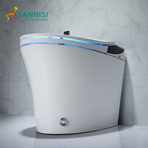 <span class=keywords><strong>WC</strong></span> intelligent à chasse automatique avec siège auto-nettoyant et cuvette à siphon en S, style moderne pour toilettes publiques - Product Image 4