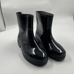 Botas de lluvia sanitarias antideslizantes de PVC de altura corta negras, <span class=keywords><strong>calzado</strong></span> impermeable, botas de seguridad - Product Image 2