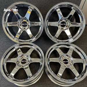 ล้ออัลลอย Apexrim Custom 18*8 นิ้ว รุ่น <span class=keywords><strong>Te37</strong></span> สีดำ สำหรับ <span class=keywords><strong>300ZX</strong></span>/350Z/370Z/R32-R34 GTR  รูน็อต 5x114.3 - Product Image 4