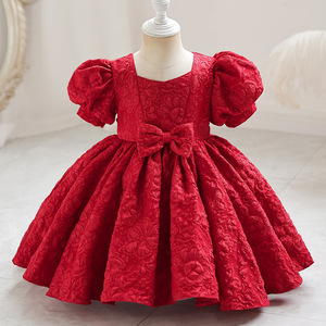 Vestido de Princesa Elegante de Verano para Niñas de Un Año, Vestido de Cumpleaños para Bebé, Estilo Occidental Aisha - Product Image 1