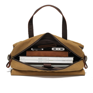 Bolsa <span class=keywords><strong>de</strong></span> Mensajero <span class=keywords><strong>de</strong></span> Lona Retro <span class=keywords><strong>de</strong></span> Gran Capacidad <span class=keywords><strong>para</strong></span> <span class=keywords><strong>Hombre</strong></span>, Bolsa Cruzada <span class=keywords><strong>de</strong></span> Lona con Correa Extraíble, Maletín <span class=keywords><strong>para</strong></span> Portátil <span class=keywords><strong>de</strong></span> 15 Pulgadas - Product Image 6