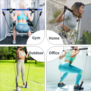 . Zhengsheng nhà sản xuất bằng sáng chế dismountable 360 ° xoay Pilates thanh Kit với sức đề kháng ban nhạc - Product Image 6