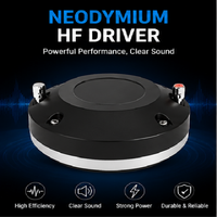 HDE-914 Neodimyum Kompresyon Sürücüsü 1.4" VC 120W AES 8 Ohm Metal Gövdeli PA Hoparlör Sistemi için