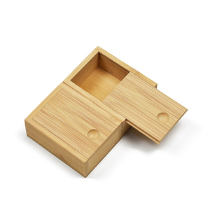 Customized bamboo box with lid high quality bamboo box wooden storage box with sliding lid