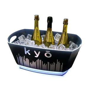Cubo de hielo LED de gran capacidad de 36L, enfriador de champán recargable con luz RGB para bar, KTV, fiesta, discoteca - Product Image 4