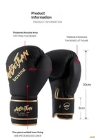 Gants de boxe professionnels en cuir PU, rembourrage épais de 5 cm, pour entraînement au sac de frappe, Muay Thai, Kickboxing, gants de combat pour adultes