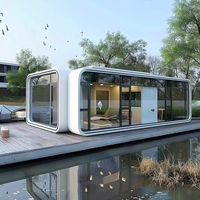 OFFRE SPÉCIALE PRINTEMPS 2026 : Maison Modulaire Conteneurisée APPLE CABIN avec Terrasse Enveloppante, Jardin, Coin Petit-Déjeuner et Salle de Bain avec Vue pour Propriétaires