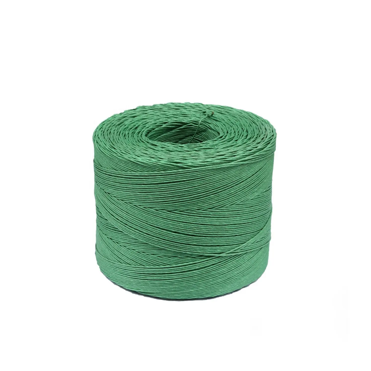 Bán Buôn Chất Lượng Cao Xoắn Giấy Màu Xanh Lá Cây Craft String/Dây/Rope Cho Túi Quà Tặng