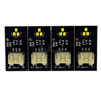 Module de feux de jour jaunes à LED SJC Car Parts pour BMW Série 3 GT F34 2013 - 2016, système d'éclairage à LED jaunes DRL