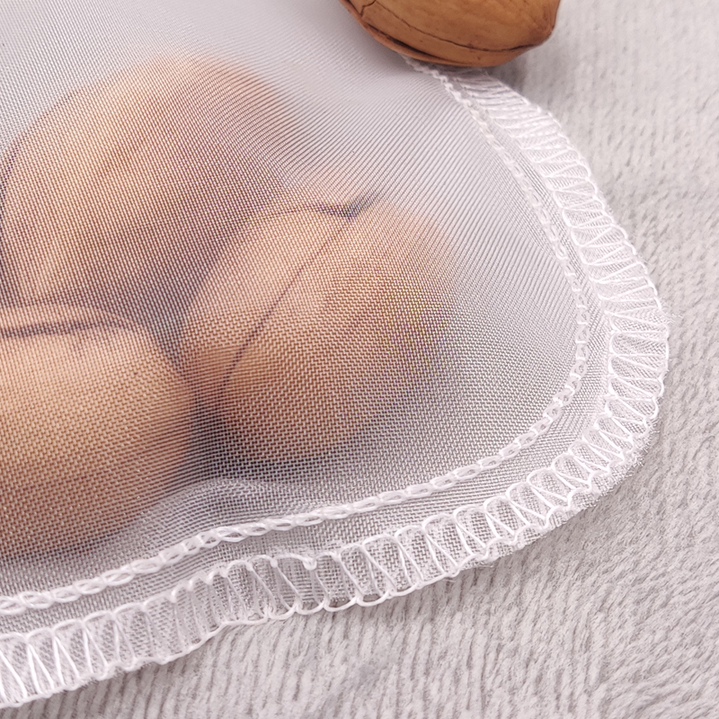 Mesh Filter Bag Food Grade Nylon / Organic Cotton / Hemp Nut Milk Filter Bag