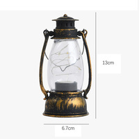 Lampe LED électronique rétro style lanterne à vent, simulation de bougie, portable, cadeau créatif, direct usine