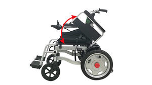 Baterai asam timbal Tiongkok memproduksi kursi roda listrik empat roda lipat berkualitas tinggi untuk orang tua dan dinonaktifkan - Product Image 6