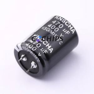 ตัวเก็บประจุแบบอิเล็กโทรไลต์อะลูมิเนียมแบบ Snap-in รุ่น LSG400M477S303S1AA ชนิด Through hole (THT) ขนาด D30xL30 มม. 470uF 20% 400V ขา 10 มม. - Product Image 1