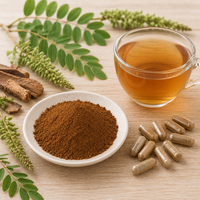 Poudre d'extrait d'Acacia Catechu à base d'ingrédients naturels, vente en gros usine, 15%-55% Catechines, standardisé 10:1 20:1