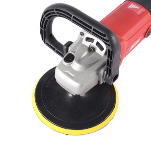 Kleiner professioneller 180-mm-Elektropolierer, Polier- und Wachsmaschine, Industrie- und Heimwerkerqualität mit Polierpad-Zubehör - Product Image 2