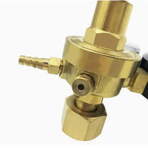 วาล์วลดแรงดันคาร์บอนไดออกไซด์แบบมินิอาร์กอน/CO2 ที่ทำจากทองแดงทั้งหมดสำหรับเครื่องเชื่อมอาร์กอน - Product Image 2