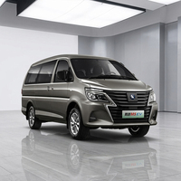 Nouveau mini-fourgon/bus M5 de l'usine Dongfeng, haute efficacité, essence, intérieur cuir, boîte manuelle, vente chaude, voiture OEM ODM