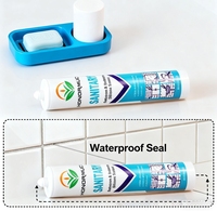 Scellant en silicone transparent imperméable pour comptoirs de cuisine et carrelages, colle multifonctionnelle d'étanchéité aux intempéries