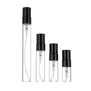 Vente en gros de flacons pulvérisateurs vides en verre transparent miniatures de 2 ml, 3 ml, 5 ml, 10 ml, rechargeables, pour échantillons de parfum, atomiseur - Product Image 3