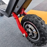 Trottinette électrique pliable de haute qualité, pneus larges de 11 pouces, moteurs doubles puissants de 2400 W, tout-terrain, HX X10