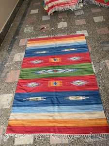 Tapis doux personnalisable marocain fait à la main coton de luxe tissé pour hôtels et salon Style moderne haute qualité exportation bon - Product Image 2