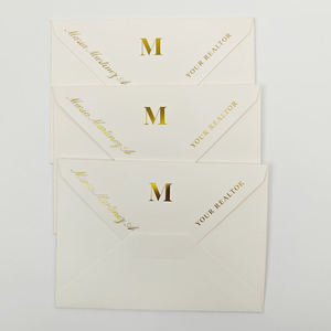 Cartes de visite personnalisées en papier couché or 15x10cm 300g, écologiques, avec logo de luxe, en papier recyclé, carte de remerciement - Product Image 5