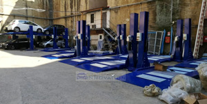 Sollevatore Idraulico Monocolonna per Auto 2.5T Approvato CE, Altezza di Sollevamento 1800mm, Sollevatore Idraulico Monocolonna Mobile - Product Image 4