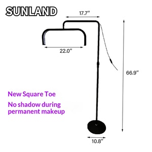 Half <strong>Moon</strong> Shade Eyelash <strong>Lamp</strong> Cross-Border Dimming Light Beauty Tattoo LED Nail <strong>Lamp</strong> Remote Control Dimmable High CRI 90+ Iron - Product Image 2