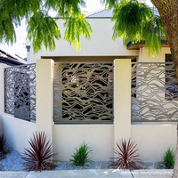 Panneaux de clôture décoratifs en aluminium découpés au laser sur mesure YISHANG pour jardin, piscine et villa