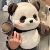 Peluche Panda Mignon, Coussin Panda, Poupée Dormante, Cadeau Unisexe, Polyester Coton PP, 31cm-50cm, 14 ans et plus