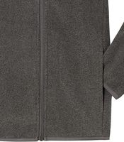Veste polaire en microfibre personnalisée en usine, 100 % polyester microfibre 280 GSM, veste polaire zippée intégrale pour homme pour événements de club