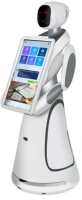 Robot de service d'accueil intelligent Amy AI avec interaction vocale, Wi-Fi et 4G, écran 21,5 pouces
