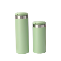 Mug de voyage isotherme 350 ml/500 ml en acier inoxydable 304 à double paroi avec couvercle pour boissons chaudes et froides