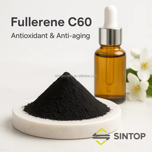 HPLC GC Report Fullerene C60 Ottimo Prezzo Alta Purezza 99.5% 99.9% 99.95% Materia Prima Grado Cosmetico Fullerene C60 CAS 99685-96-8 - Product Image 1