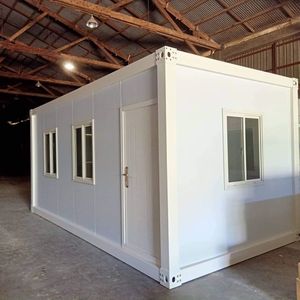 40ft mở rộng sống di động container nhà phẳng gói 20ft kích thước với thép và bánh sandwich Bảng điều khiển vật liệu - Product Image 6