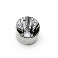 Réflecteur à angle de faisceau précis à lampe unique, usinage CNC, alliage d'aluminium, qualité industrielle, support OEM