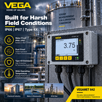 VEGA VEGAMET 842 Contrôleur robuste 100% original à 2 canaux avec affichage du capteur de niveau 4-20mA et Bluetooth