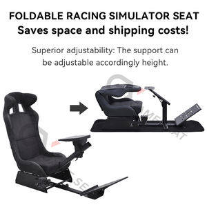 GY045 bantal sejuk mendukung ODM OEM Sim Race Seat mobil gerak penuh mengemudi balap Simulator kokpit untuk Logitech G25,G27 - Product Image 2