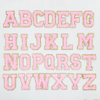Patchs en chenille à repasser, patchs brodés, lettres, forme, vêtements, étiquette 3D, impression en silicone, gel de silice, transfert thermique