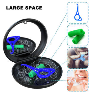 Vente en gros avec fente et miroir Protège-dents de prothèses dentaires d'hygiène buccale multi-usages Étui de retenue dentaire orthodontique - Product Image 4