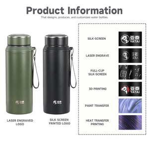 2025 Fábrica Atacado Portátil Eco Friendly Dupla Murada Garrafa De Água De Aço Inoxidável com Tampa - Product Image 5