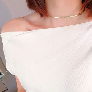 Collar Gargantilla de Cadena de Serpiente de Oro Amarillo de 18K Xinfly, Joyería Fina para Mujer, Regalo de Boda, Compromiso, Aniversario o Cumpleaños - Product Image 5
