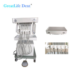 Chariot de traitement <span class=keywords><strong>dentaire</strong></span> mobile Greatlife Dent avec turbine <span class=keywords><strong>dentaire</strong></span>, compresseur d'air en option - Product Image 4